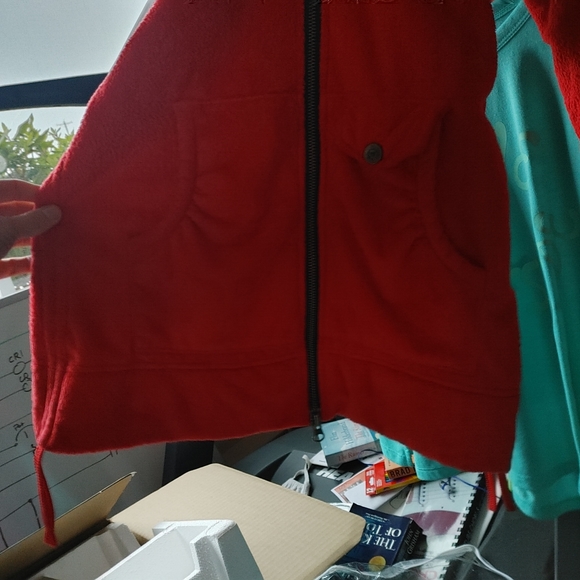 Obermeyer Fleece Jacket Small Snap Pocket Sinch Sides Cozy - Picture 5 of 5